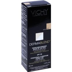 Schwarze Verpackung einer Vichy Dermablend Foundation in der Farbe Gold 45.