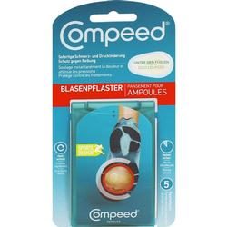 Eine Packung Compeed-Blasenpflaster für die Füße.